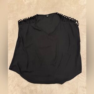Torrid Black Cutout Sleeve Blouse